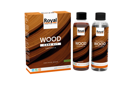Wood Care Kit Greenfix voor geolied en onbehandeld hout