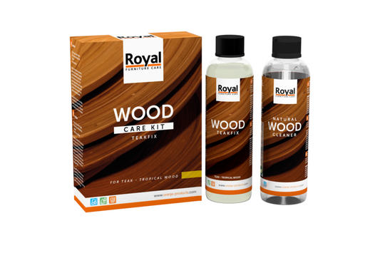 Wood Care Kit voor teak, acacia en tropisch hardhout